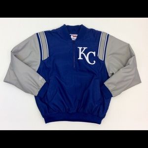 Majestic Kansa City Royals pullover size large